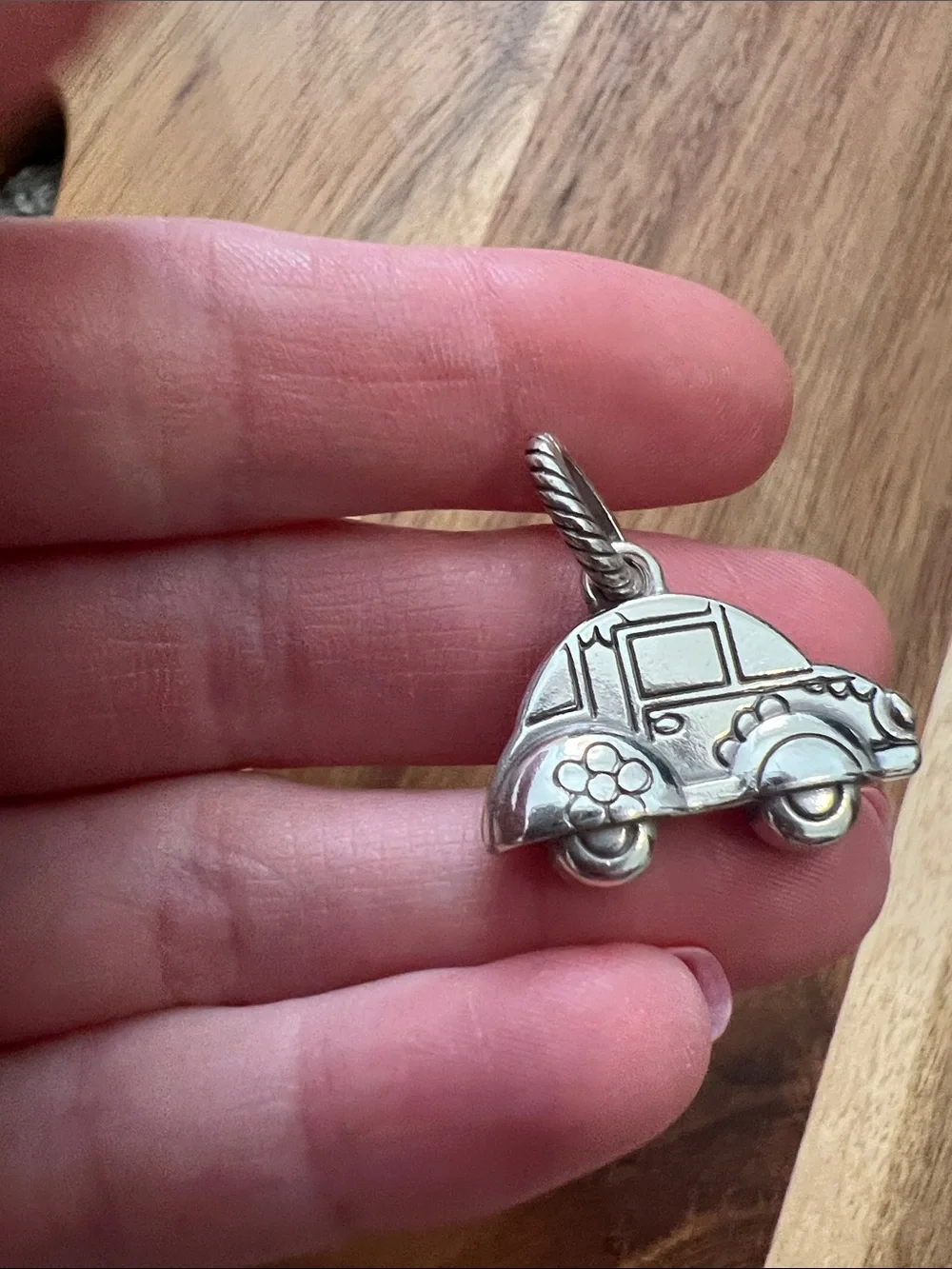 Brighton Yellow Floral Car Charm for Kids Jewelry
